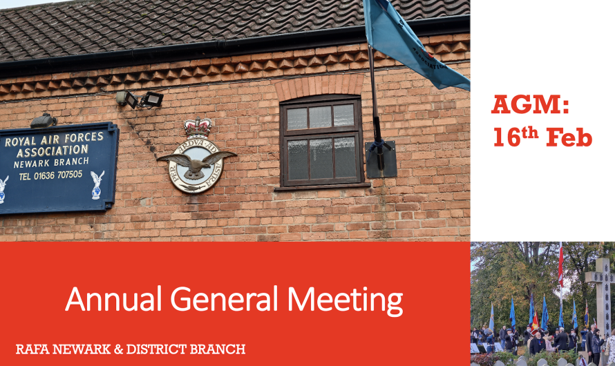 Newark & District 2023 AGM – Calling Notice