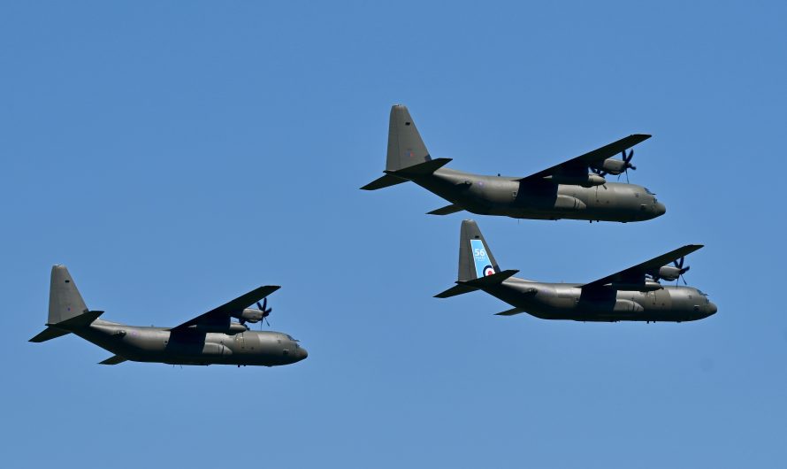 RAF Cranwell pays tribute to the Hercules!
