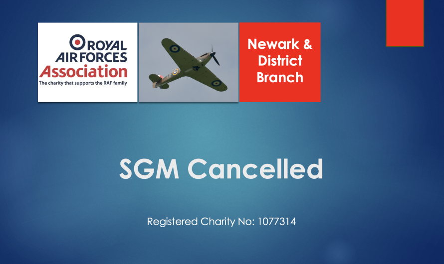 SGM Cancelled – Nomination Form